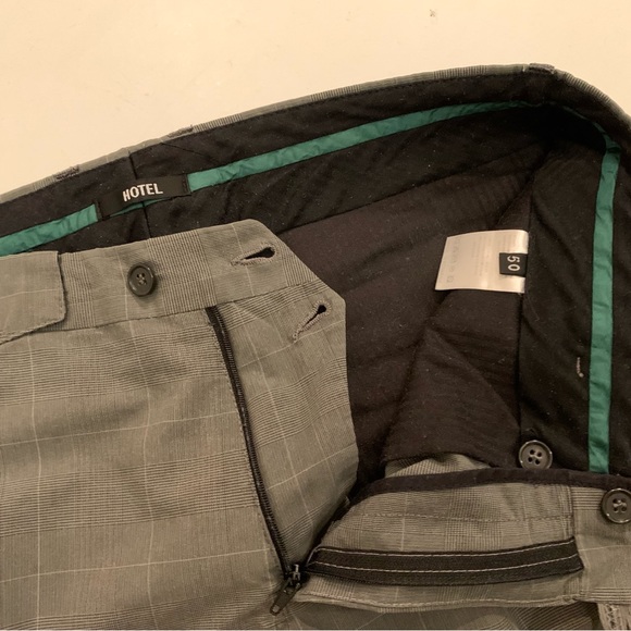 Hotel Checked Casual Dress Pants - Picture 5 of 10